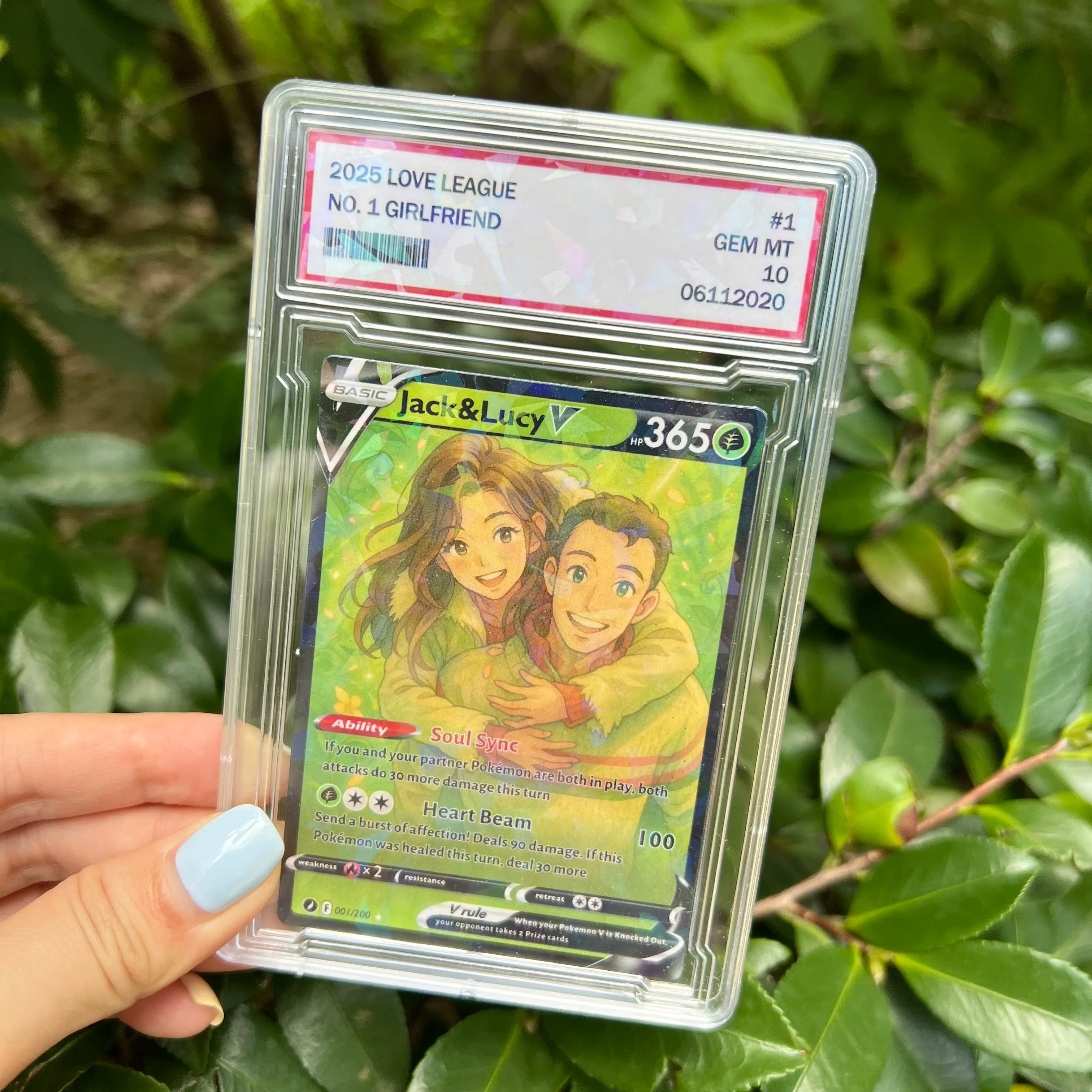 Custom Anime Pet Pokecard V Card For Pet