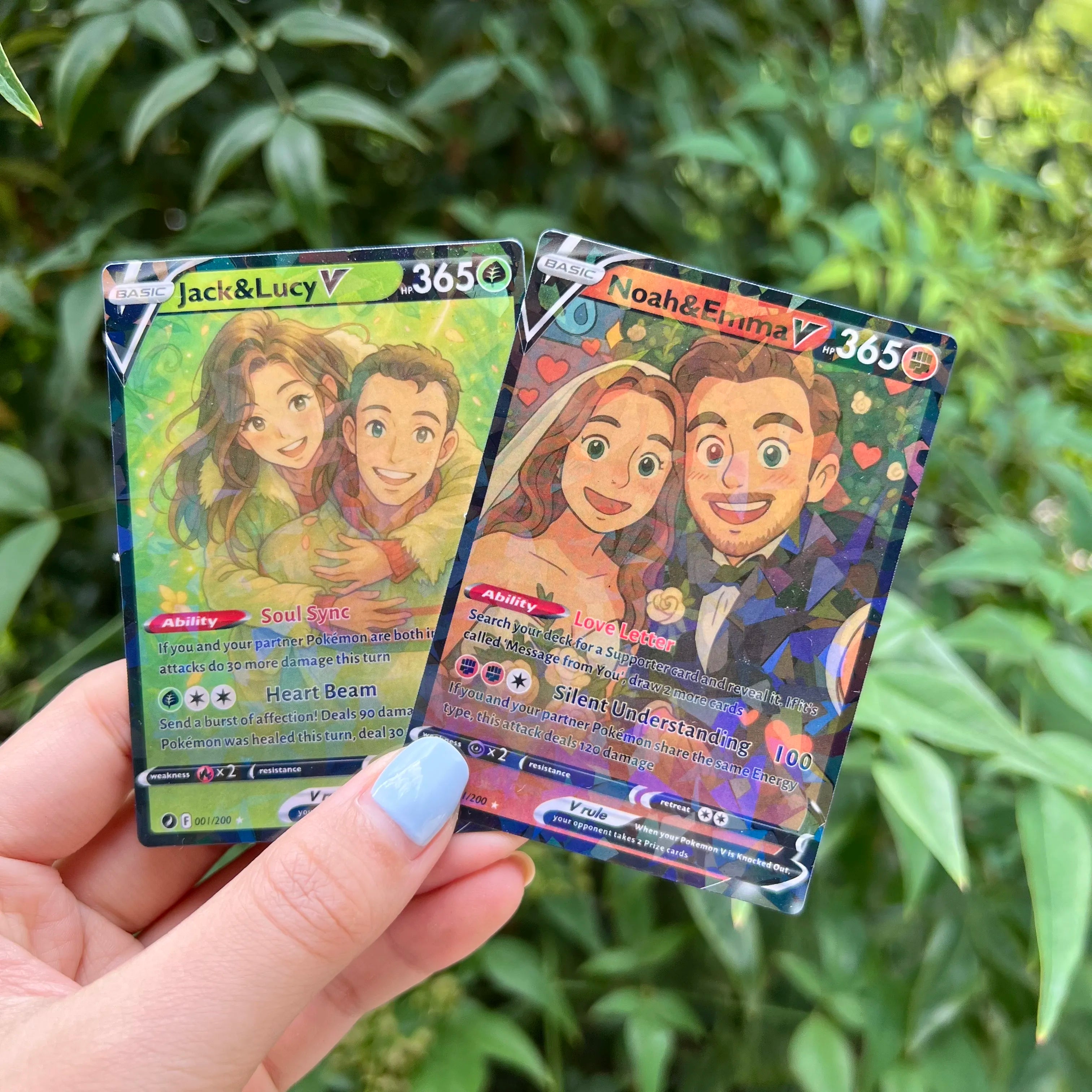 Custom Anime Pet Pokecard V Card For Pet