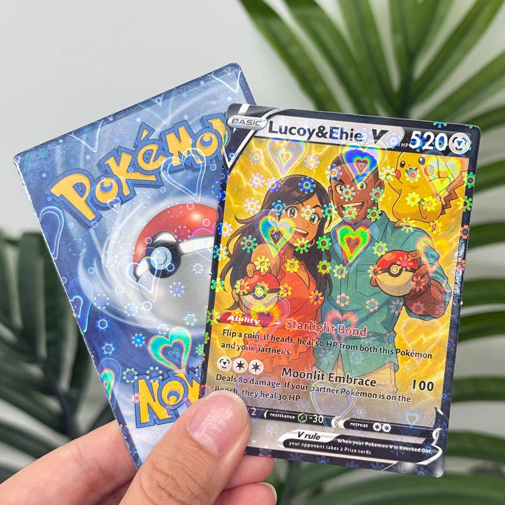 Custom Anime Pet Pokecard V Card For Pet